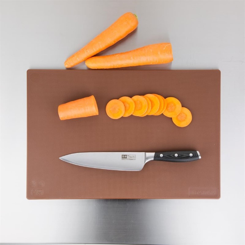  Hygiplas Anti-bacterial Low Density Chopping Board Brown 
