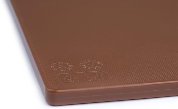  Hygiplas Anti-bacterial Low Density Chopping Board Brown 