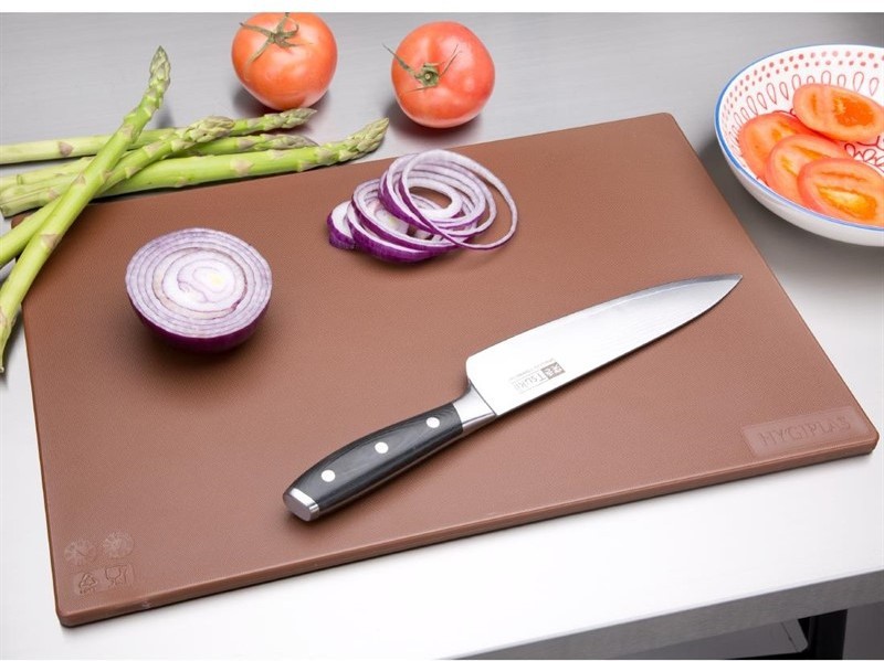  Hygiplas Anti-bacterial Low Density Chopping Board Brown 