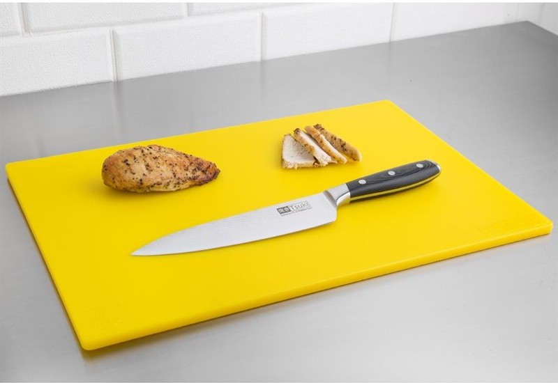  Hygiplas Anti-bacterial Low Density Chopping Board Yellow 