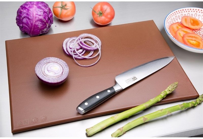  Hygiplas High Density Brown Chopping Board Standard 