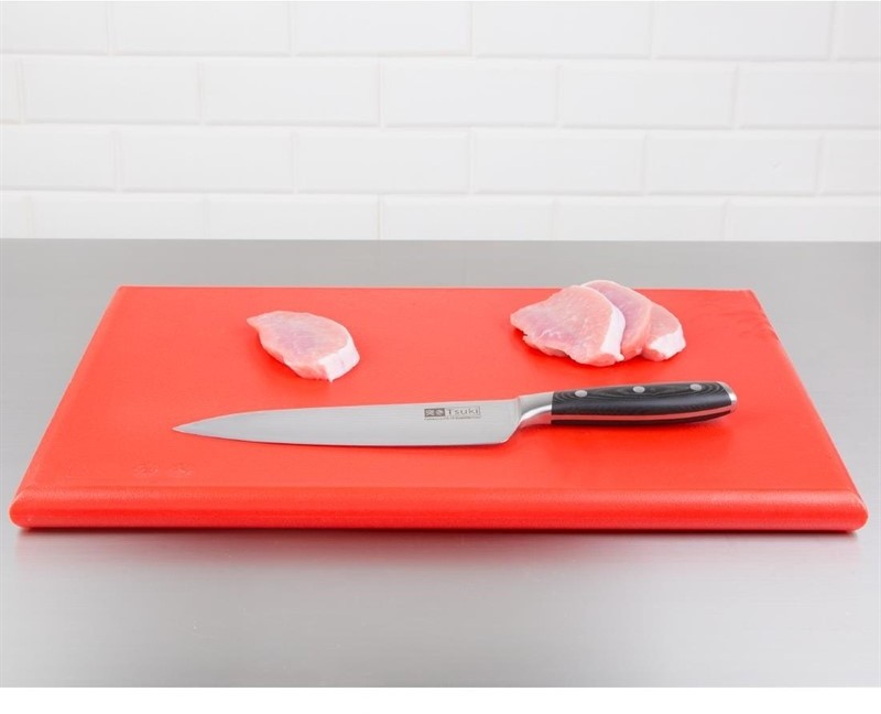  Hygiplas Extra Thick High Density Red Chopping Board Standard 
