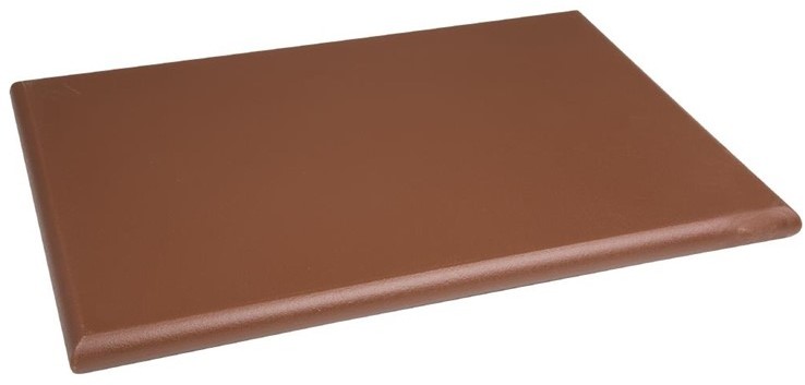 Hygiplas Extra Thick High Density Brown Chopping Board Standard 
