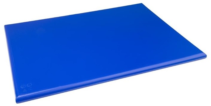  Hygiplas Extra Thick High Density Blue Chopping Board Large 