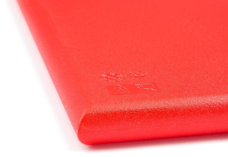  Hygiplas Extra Thick High Density Red Chopping Board Large 
