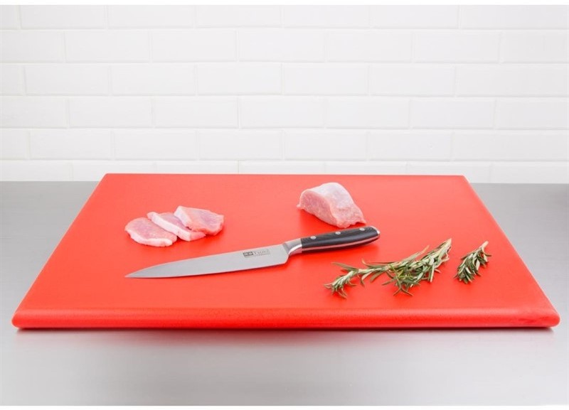  Hygiplas Extra Thick High Density Red Chopping Board Large 