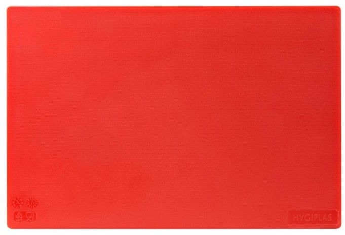  Hygiplas Low Density Red Chopping Board Standard 
