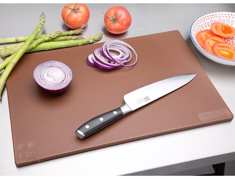  Hygiplas Low Density Brown Chopping Board Standard 