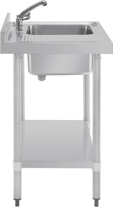  Vogue Single Sink Left Hand Drainer 1000mm 