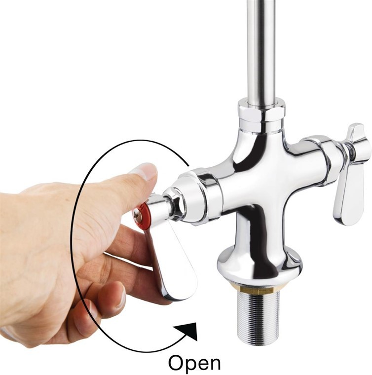  Vogue Single Pedestal Mini Pre-Rinsers 
