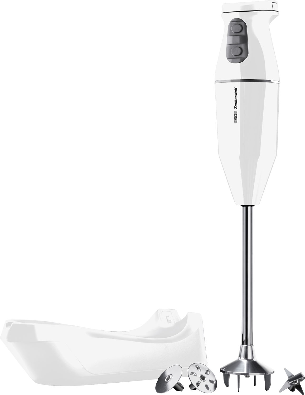  ESGE Hand Blender Cordless Pro white incl. 2 batteries 
