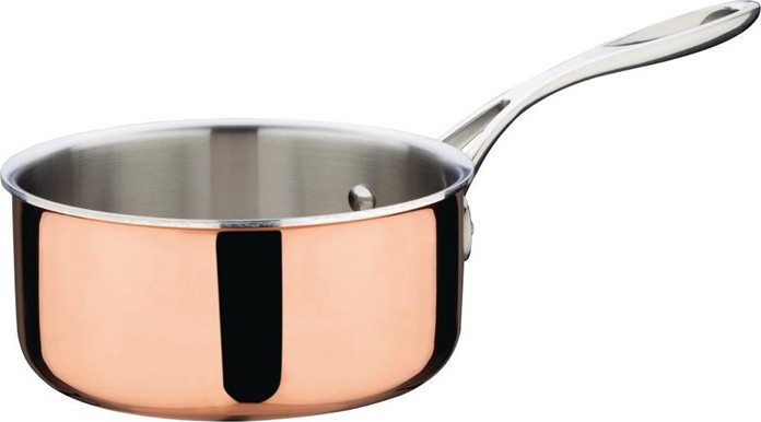  Vogue Induction Tri Wall Copper Saucepan 160mm 
