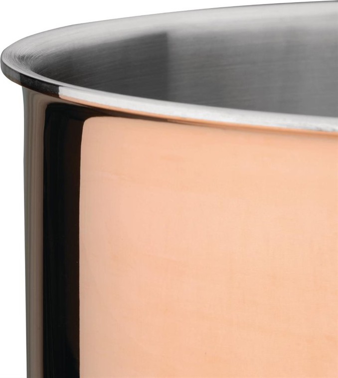  Vogue Induction Tri Wall Copper Saucepan 160mm 