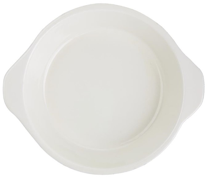  Vogue Orange Round Cast Iron Gratin Dish 400ml 