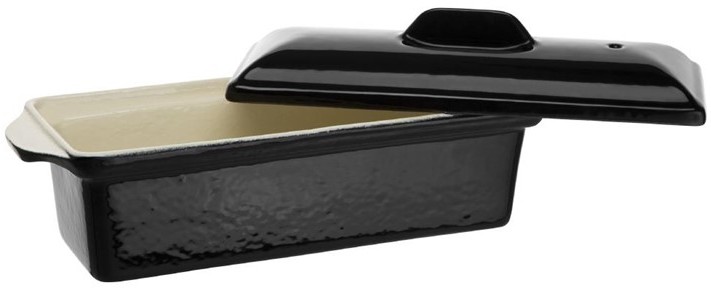  Vogue Black Cast Iron Pate Terrine Mould 1.3Ltr 