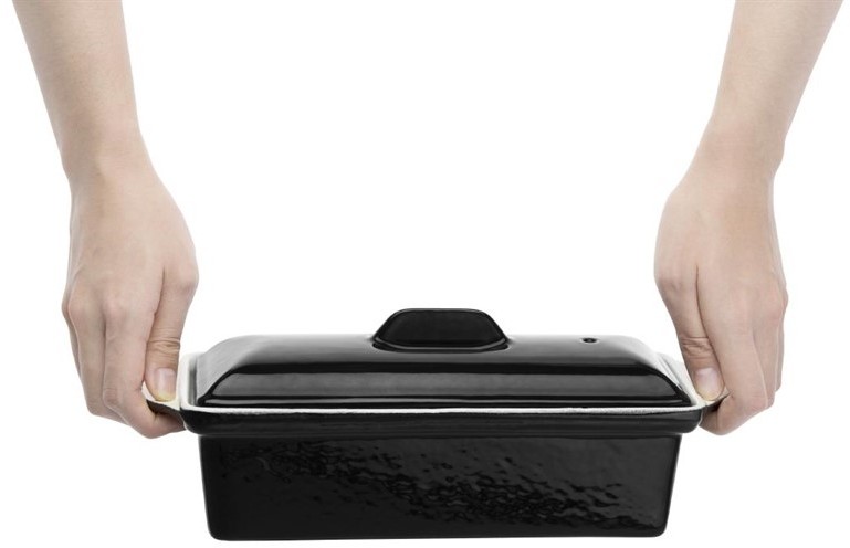  Vogue Black Cast Iron Pate Terrine Mould 1.3Ltr 