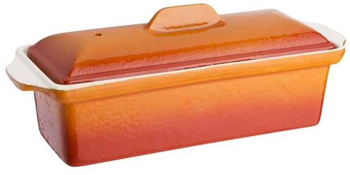  Vogue Orange Pate Terrine Mould 1.7Ltr 
