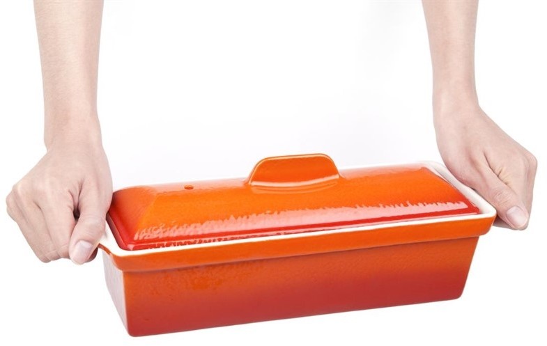  Vogue Orange Pate Terrine Mould 1.7Ltr 