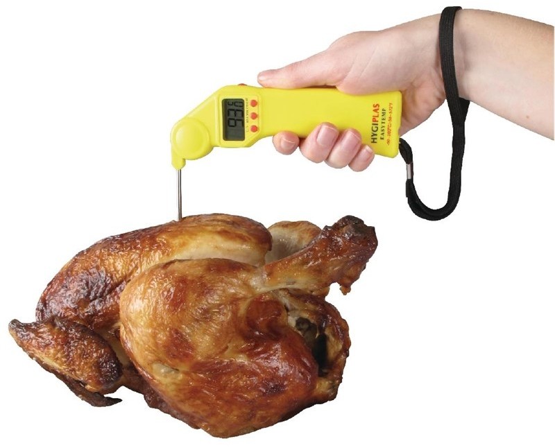  Hygiplas Easytemp Colour Coded Yellow Thermometer 
