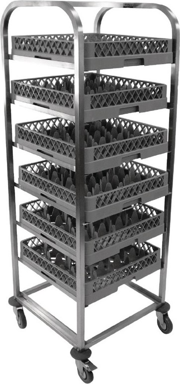  Craven Stainless Steel Dishwasher Basket Trolley 