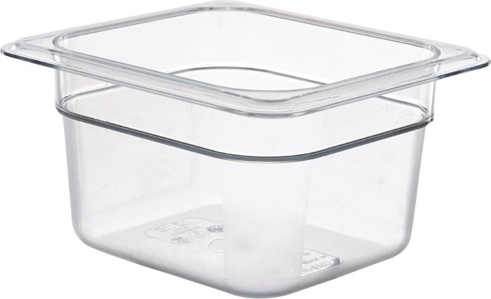  Cambro Polycarbonate 1/6 Gastronorm Pan 100mm 