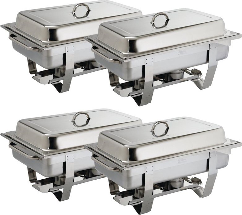  Olympia Milan Chafing Set Four (Pack of 4) 