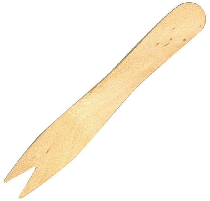  Fiesta Green Biodegradable Disposable Wooden Chip Forks (Pack of 1000) 