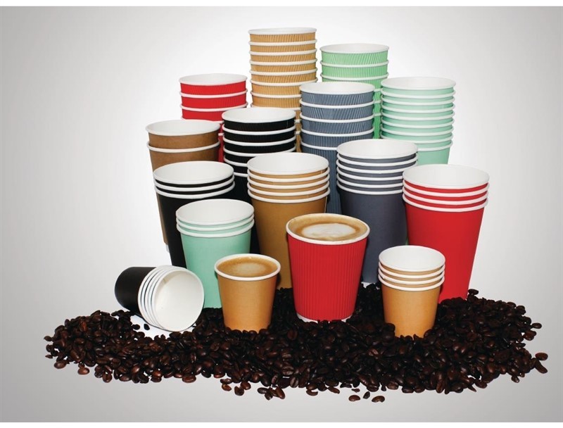  Fiesta Disposable Espresso Cups Single Wall Black 112ml / 4oz (Pack of 1000) 