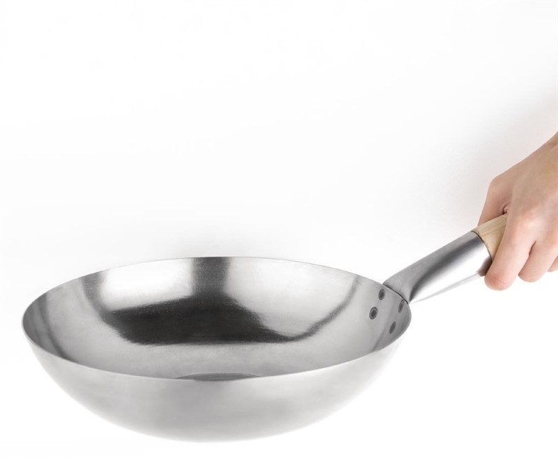  Vogue Mild Steel Wok Flat Base 254mm 