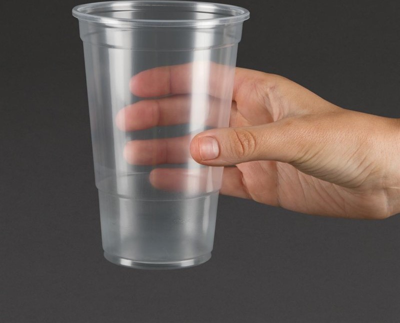  Gastronoble eGreen Disposable Pint Glasses CE Marked 570ml / 20oz (Pack of 1000) 