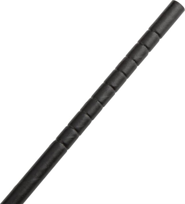  Fiesta Compostable Bendy Paper Straws Black (Pack of 250) 