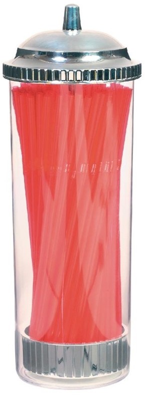 Olympia Plastic Straw Dispenser 