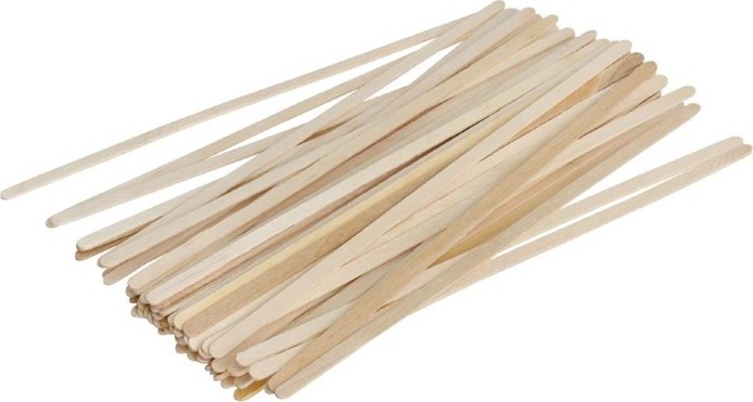  Fiesta Green Biodegradable Wooden Coffee Stirrers 140mm (Pack of 1000) 