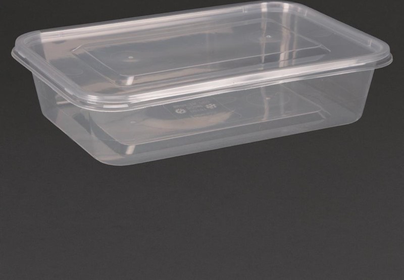  Fiesta Plastic Microwavable Containers With Lid Small 500ml (Pack of 250) 