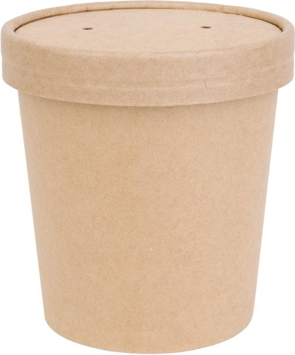  Fiesta Green Compostable Soup Containers 98mm 455ml / 16oz (Pack of 500) 