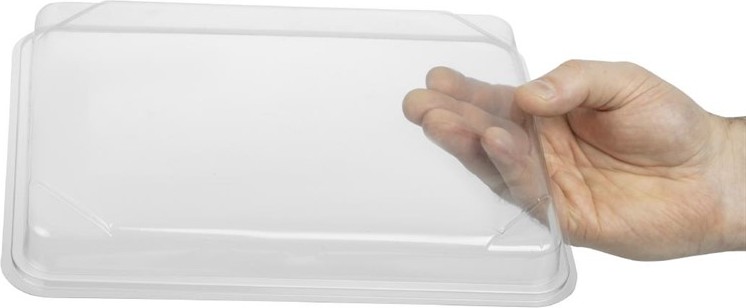 Gastronoble Faerch Recyclable Bento Box Lids 263 x 201mm (Pack of 90) 