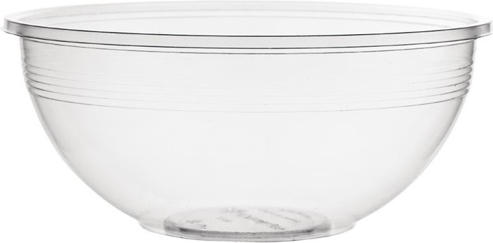  Vegware 185-Series Compostable Bon Appetit Wide PLA Salad Bowls 32oz (Pack of 300) 