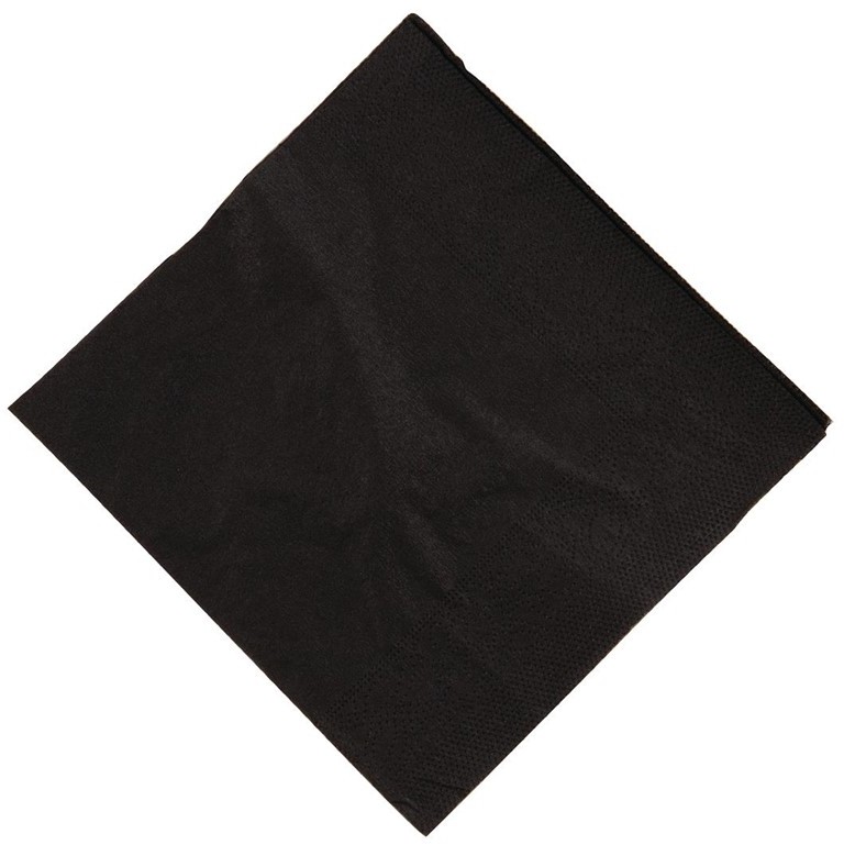  Gastronoble Cocktail Napkins Black 250mm (Pack of 2000) 