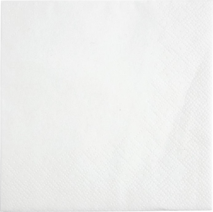  Fiesta Cocktail Napkins White 240mm (Pack of 4000) 