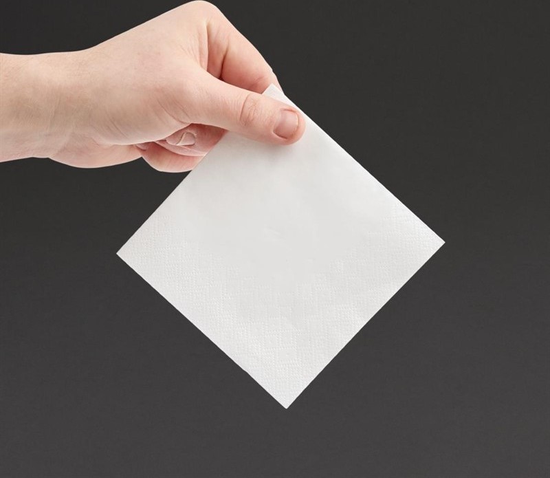  Fiesta Cocktail Napkins White 240mm (Pack of 4000) 