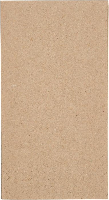  Fiesta Recycled Kraft Lunch Napkins 330mm (Pack of 2000) 