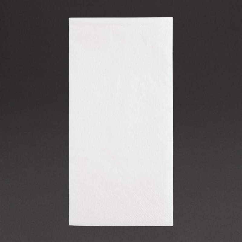  Fiesta Dinner Napkins White 400mm (Pack of 2000) 