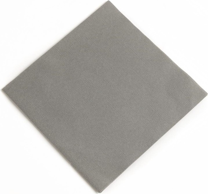  Duni Compostable Dinner Napkins Granite Grey 400mm (Pack of 720) 