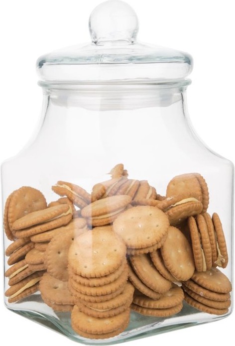  Olympia Square Biscotti Jar 2.9Ltr 