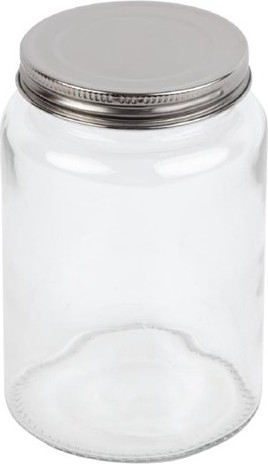  Vogue Glass Screw Top Preserving Jar 550ml (Pack of 6) 