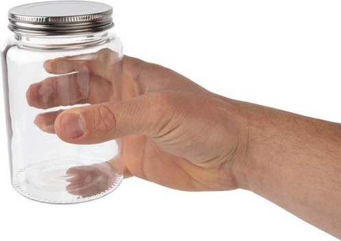  Vogue Glass Screw Top Preserving Jar 550ml (Pack of 6) 
