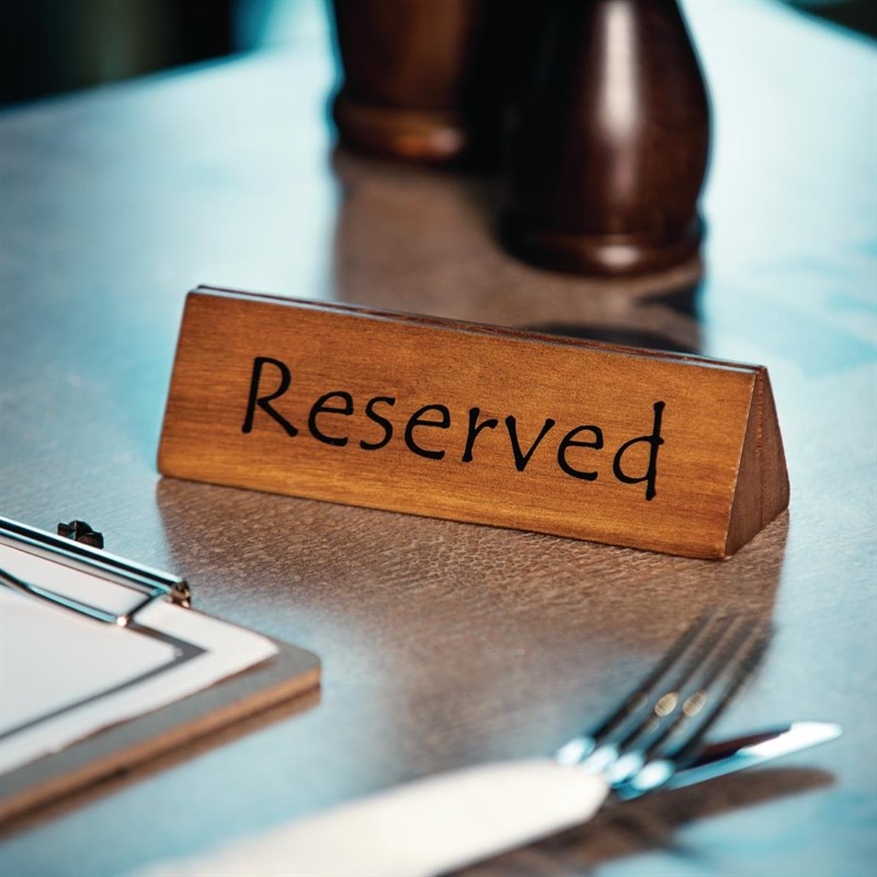  Olympia Acacia Menu Holder (Pack of 10) 