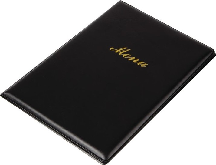  Olympia PVC Menu Cover A5 Black 