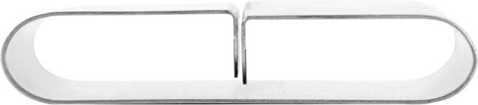  Olympia Curved Stainless Steel Menu Card Holder 