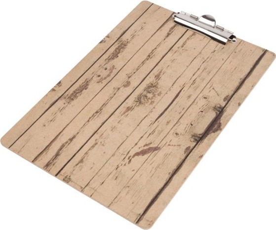  Olympia Wood Effect Menu Clipboard A4 